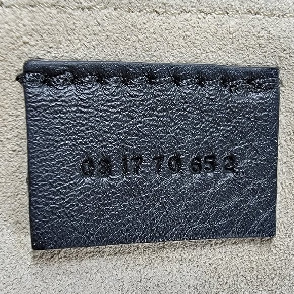 Chloe Faye Leather & Suede Shoulder Bag Black  M - Picture 11 of 12